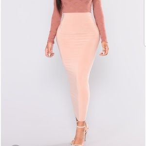 Fashionnova long pencil skirt